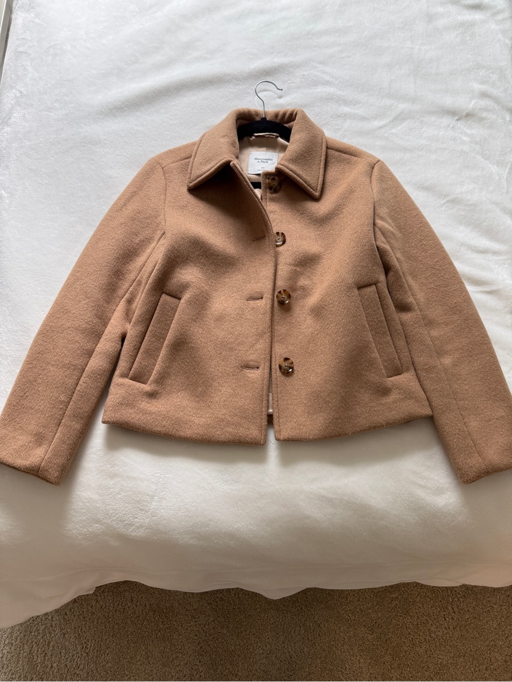 Abercrombie Short Wool-Blend Coat